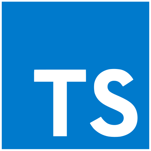 Logotipo oficial de TypeScript